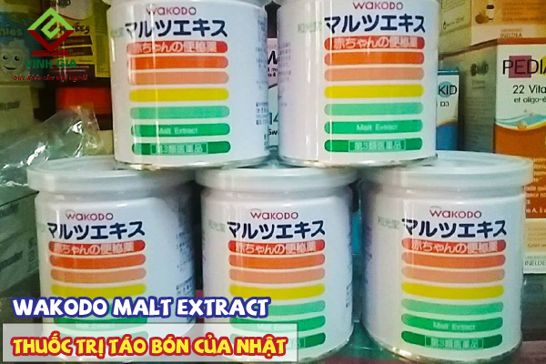 Wakodo Malt Extract của Nhật hỗ trợ điều trị táo bón Wakodo Malt Extract của Nhật hỗ trợ điều trị táo bón