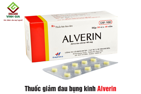 Alverin - Thuốc trị chứng đau bụng kinh hiệu quả