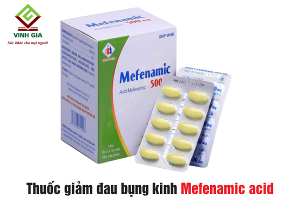 Bị đau bụng kinh nên uống thuốc Mefenamic Acid Stada 500mg Bị đau bụng kinh nên uống thuốc Mefenamic Acid Stada 500mg