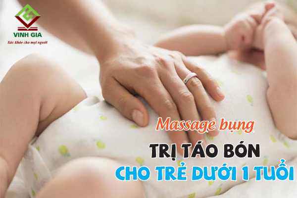 Massage bụng đơn giản nhưng hiệu quả nhanh khi trị táo bón ở trẻ dưới 1 tuổi