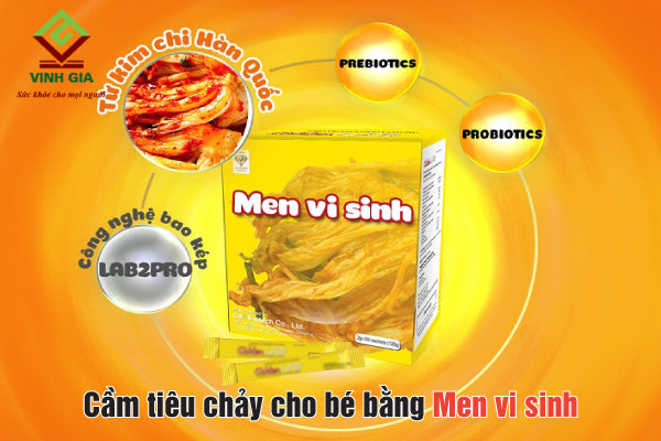 Sử dụng men vi sinh để cân bằng vi sinh đường ruột cải thiện chứng tiêu chảy Sử dụng men vi sinh để cân bằng vi sinh đường ruột cải thiện chứng tiêu chảy