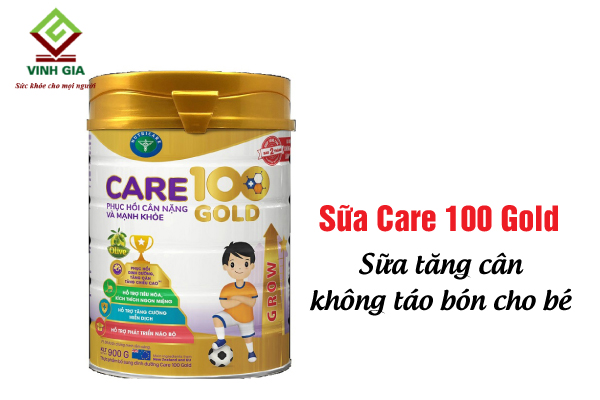 Sữa Care 100 Gold hàng Việt Nam chất lượng cao giúp bé cao lớn khỏe mạnh