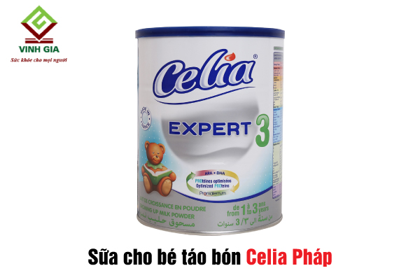 Sữa Celia Pháp - sữa mát cho bé táo bón