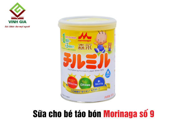 Sữa mát cho bé táo bón nổi tiếng Nhật Bản - Morinaga số 9