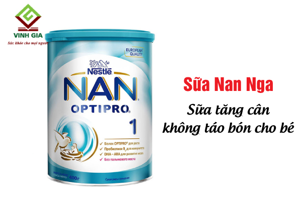 Sữa Nan Nga nổi tiếng là dòng sữa mát giúp trẻ phát triển toàn diện