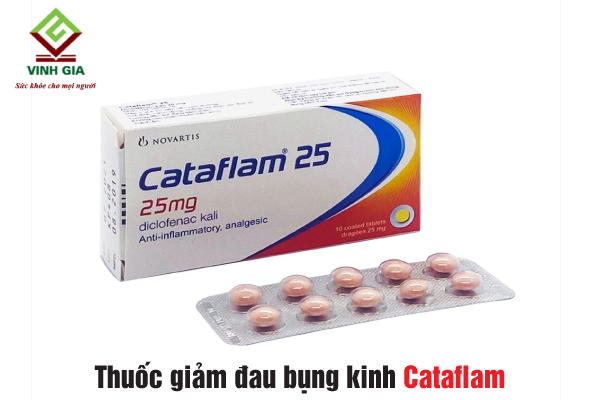 Thuốc đau bụng kinh phổ biến nhất nhì hiện nay là Cataflam Thuốc đau bụng kinh phổ biến nhất nhì hiện nay là Cataflam