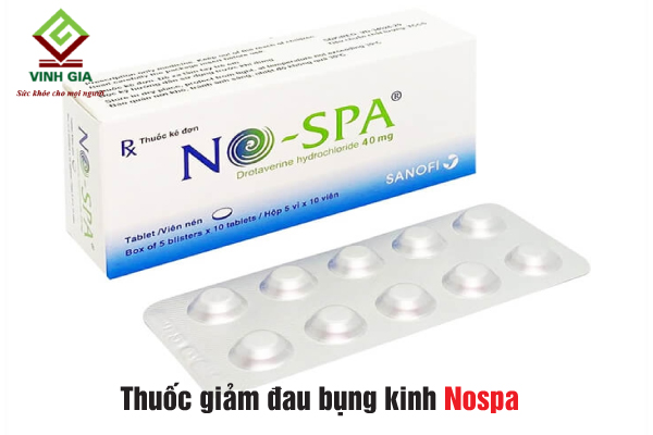 Thuốc Nospa chữa đau bụng hành kinh Thuốc Nospa chữa đau bụng hành kinh