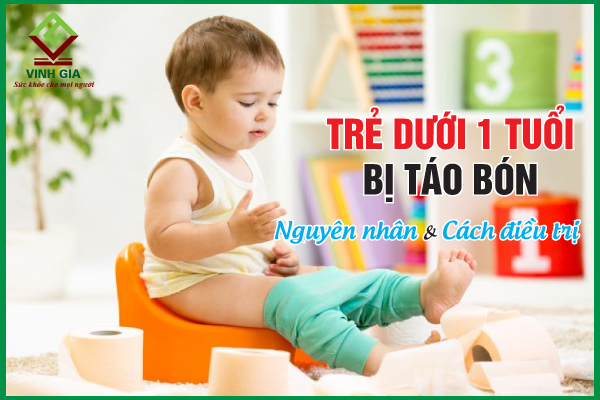 Nguyên nhân và cách khắc phục táo bón ở trẻ dưới 1 tuổi