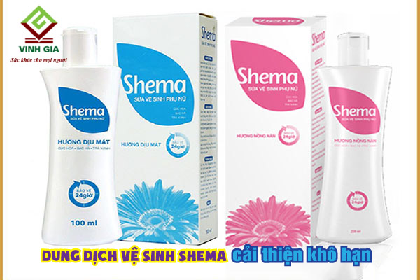 Dung dịch vệ sinh giảm khô âm đạo Shema
