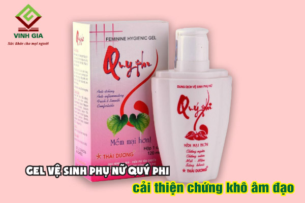 Dung dịch vệ sinh phụ nữ giảm khô âm đạo Quý Phi