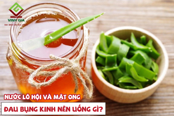 Giảm đau bụng kinh với nước lô hội và mật ong