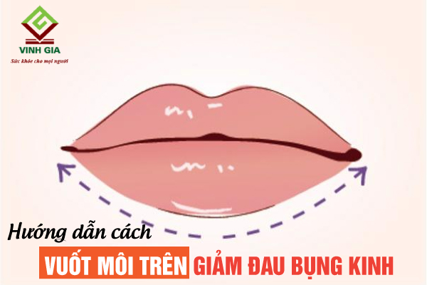 Hướng dẫn cách vuốt môi trên để giảm đau bụng kinh