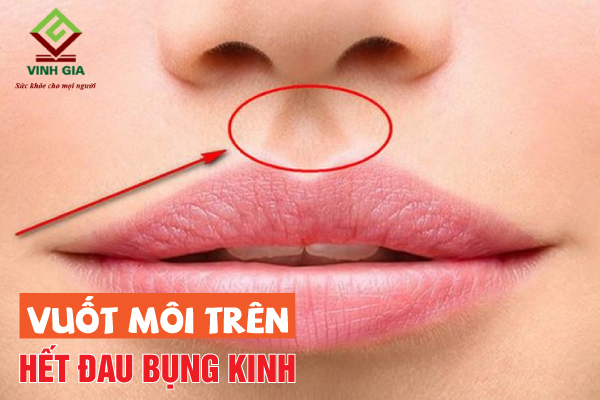 Mẹo vuốt môi trên có hết đau bụng kinh không?