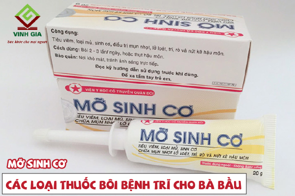 Mỡ sinh cơ từ thảo dược để chữa trĩ cho bà bầu Mỡ sinh cơ từ thảo dược để chữa trĩ cho bà bầu
