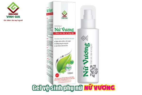 Nữ Vương gel dung dịch vệ sinh giảm khô hạn cho phụ nữ rất an toàn và hiệu quả