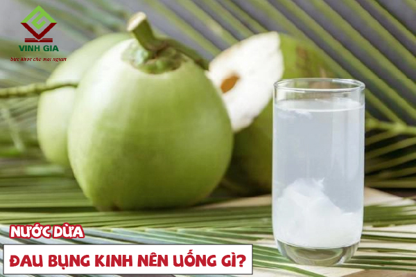 Uống nước dừa để giảm đau bụng kinh hiệu quả