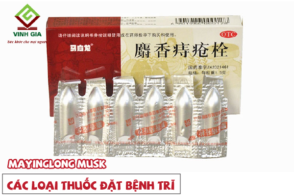Viên thuốc đạn đặt hậu môn chữa bệnh trĩ Mayinglong Musk Viên thuốc đạn đặt hậu môn chữa bệnh trĩ Mayinglong Musk