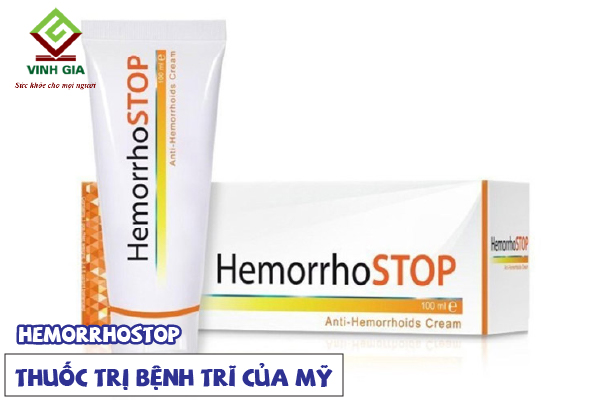 Kem bôi trị trĩ Hemorrhostop của Mỹ được sử dụng nhiều Kem bôi trị trĩ Hemorrhostop của Mỹ được sử dụng nhiều