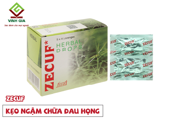 Kẹo ngậm đau họng Zecuf Kẹo ngậm đau họng Zecuf