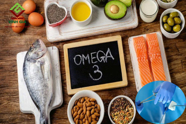 Thực phẩm giàu omega-3giúp chống viêm, giảm sưng tốt sau phẫu thuật