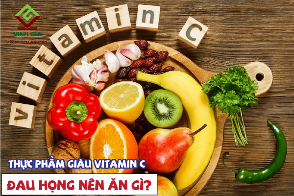 Thực phẩm giàu vitamin C giúp cải thiện tình trạng viêm họng