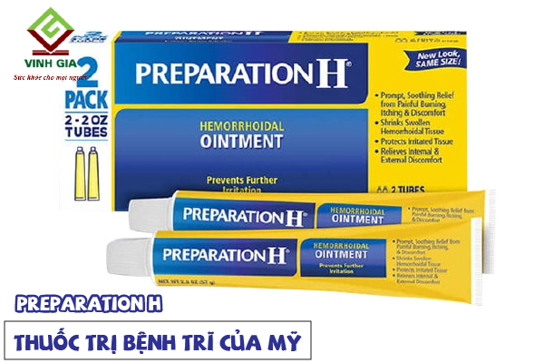 Thuốc bôi trĩ của Mỹ Preparation H Thuốc bôi trĩ của Mỹ Preparation H
