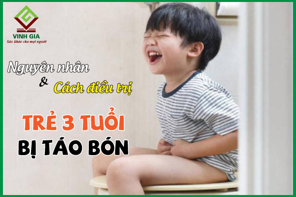 Trẻ 3 tuổi bị táo bón cần có biện pháp như thế nào?