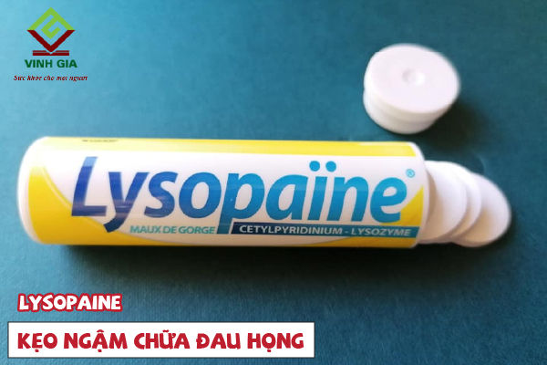 Viên ngậm Lysopaine cho người bị đau họng