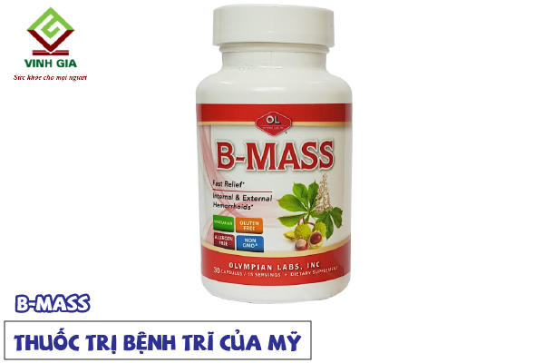 Viên uống hỗ trợ bệnh trĩ của Mỹ B-Mass Viên uống hỗ trợ bệnh trĩ của Mỹ B-Mass
