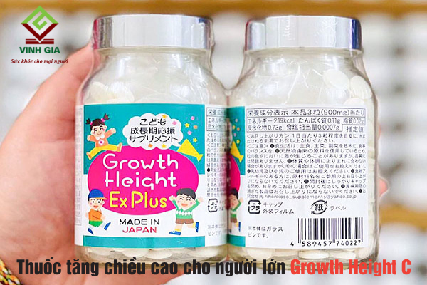 Growth Height C - Thuốc cải thiện chiều cao cho người lớn Growth Height C - Thuốc cải thiện chiều cao cho người lớn