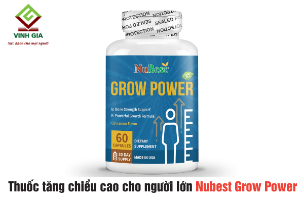 Nubest Grow Power - Thuốc hỗ trợ tăng chiều cao khi trưởng thành