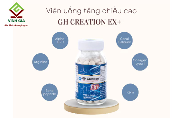 Thuốc GH Creation Ex cải thiện chiều cao ở người trưởng thành Thuốc GH Creation Ex cải thiện chiều cao ở người trưởng thành