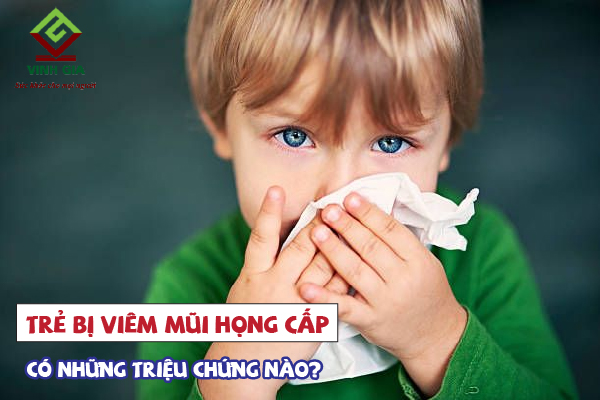 Trẻ bị viêm mũi họng cấp có những biểu hiện nào dễ nhận thấy?