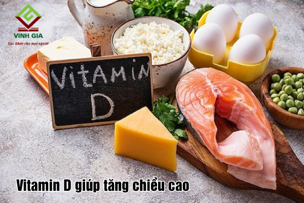Vitamin D giúp trẻ phát triển chiều cao nhanh chóng