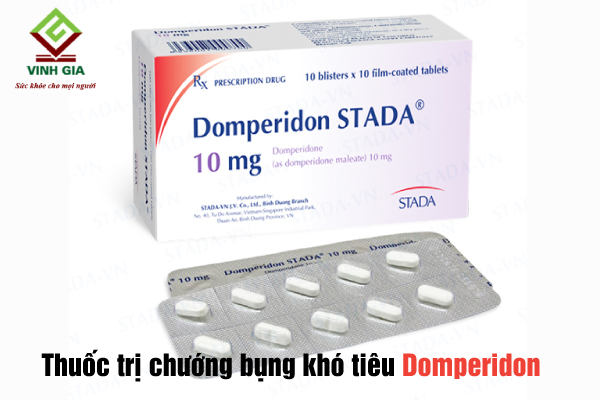 Chướng bụng đầy hơi nên uống thuốc điều hòa co bóp dạ dày như Domperidon