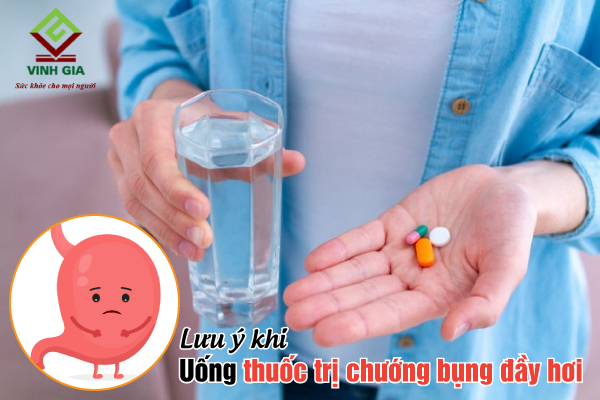 Những lưu ý khi uống thuốc trị đau bụng đầy hơi Những lưu ý khi uống thuốc trị đau bụng đầy hơi