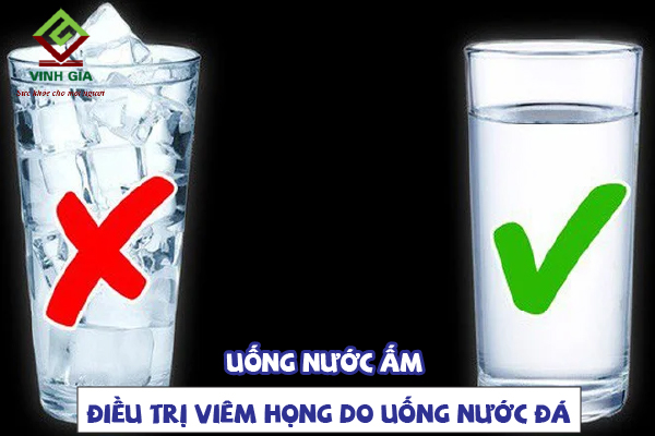 Uống nước ấm là biện pháp chữa viêm họng do nước đá cực kỳ hiệu quả