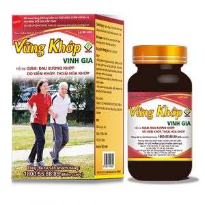 VỮNG KHỚP VINH GIA – Hỗ trợ GIẢM ĐAU DO VIÊM KHỚP, THOÁI HÓA KHỚP