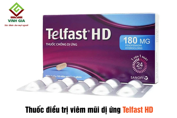 Bị viêm mũi dị ứng nên uống thuốc Telfast HD Bị viêm mũi dị ứng nên uống thuốc Telfast HD