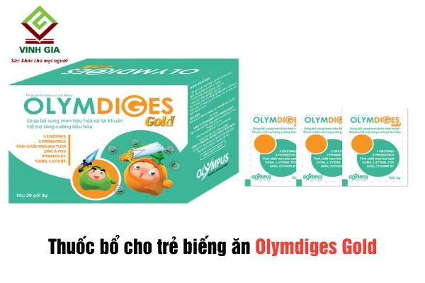 Bổ sung thuốc bổ Olymdiges Gold cho bé biếng ăn Bổ sung thuốc bổ Olymdiges Gold cho bé biếng ăn