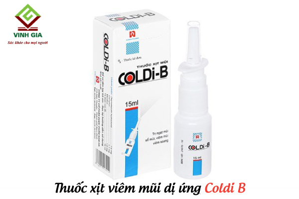 Coldi B xịt viêm mũi dị ứng của Việt Nam Coldi B xịt viêm mũi dị ứng của Việt Nam