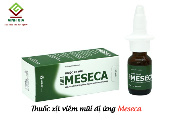 Meseca là thuốc xịt trị bệnh viêm mũi dị ứng