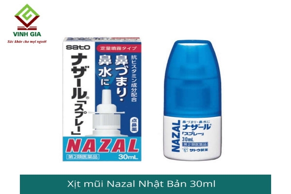 Nazal - dòng sản phẩm xịt mũi trị viêm mũi dị ứng của Nhật Bản