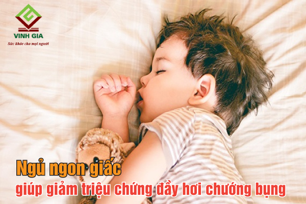 Thư giãn, ngủ sâu ngon giấc giúp bạn nhanh hết đầy hơi chướng bụng