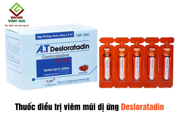 Thuốc Desloratadin đặc trị viêm mũi dị ứng Thuốc Desloratadin đặc trị viêm mũi dị ứng