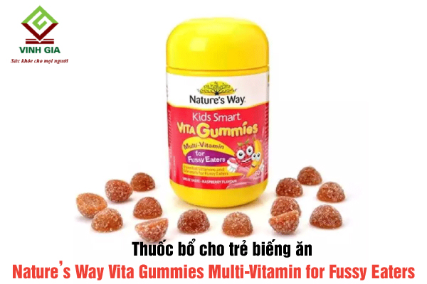 Thuốc hỗ trợ trẻ biếng ăn Nature’s Way Vita Gummies Multi-Vitamin for Fussy Eaters Thuốc hỗ trợ trẻ biếng ăn Nature’s Way Vita Gummies Multi-Vitamin for Fussy Eaters