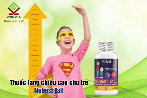 Thuốc tăng chiều cao cho trẻ Nubest Tall của Mỹ