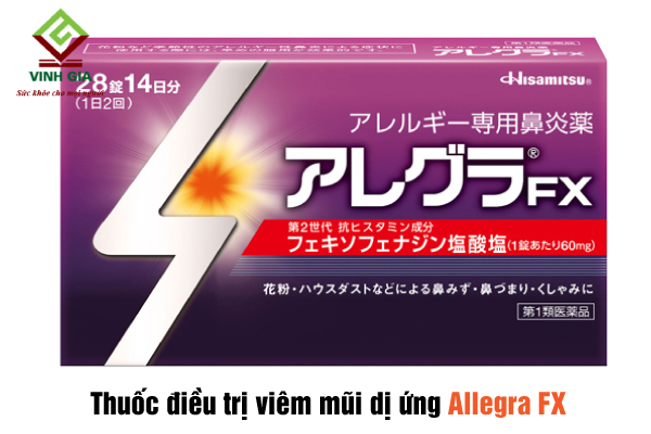 Thuốc trị viêm xoang mũi dị ứng Allegra FX Thuốc trị viêm xoang mũi dị ứng Allegra FX