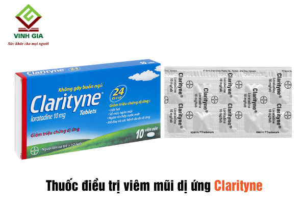 Thuốc uống viêm mũi dị ứng Clarityne Thuốc uống viêm mũi dị ứng Clarityne