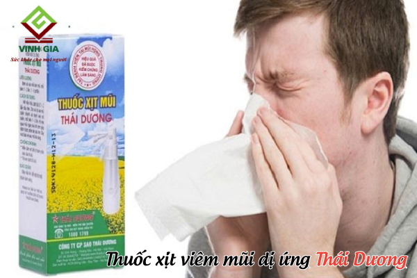 Thuốc xịt điều trị bệnh viêm mũi dị ứng của Thái Dương Thuốc xịt điều trị bệnh viêm mũi dị ứng của Thái Dương